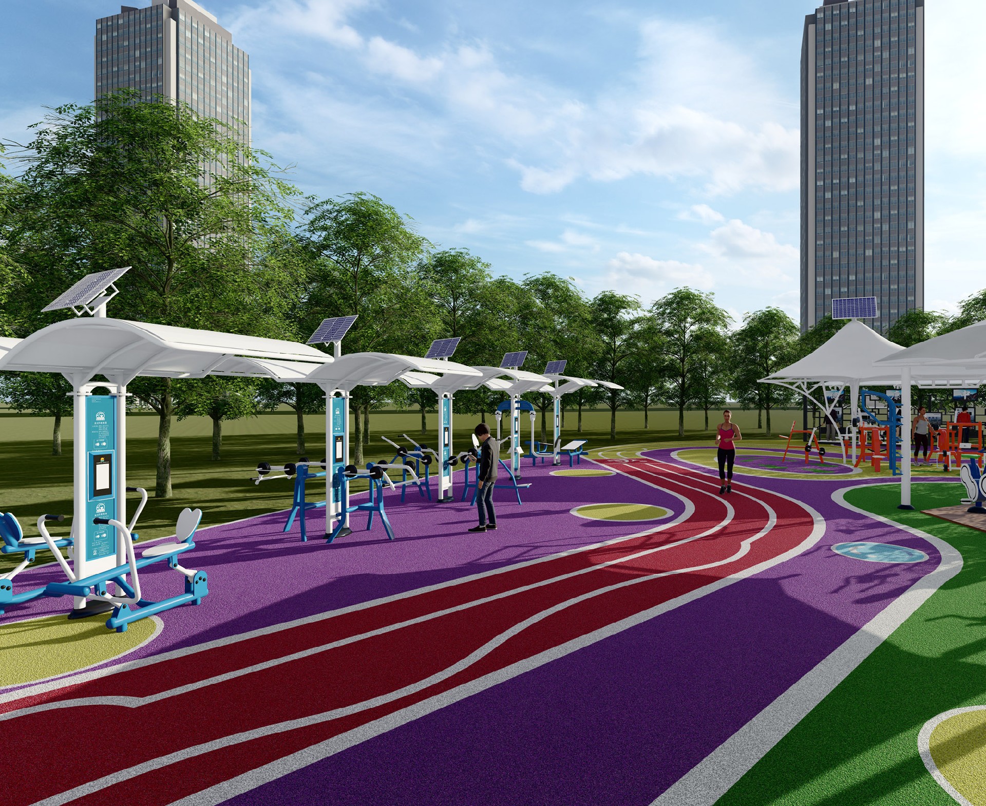 　体育公园配置方案2(图4)