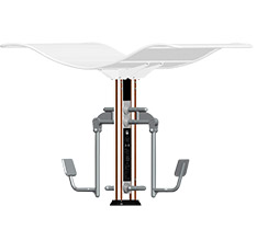 双柱儿童摇篮(图2) 双柱儿童摇篮(图2)